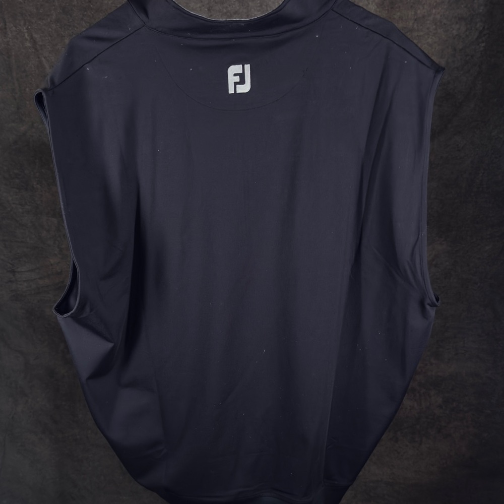 Foot Joy Navy Sleeveless Zip-Up Vest - Picture 4 of 4